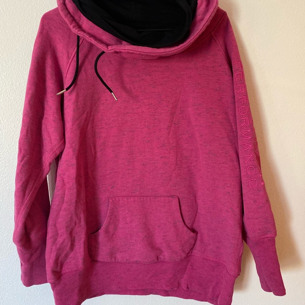 Size XL, Pink sweatshirt, large neck
